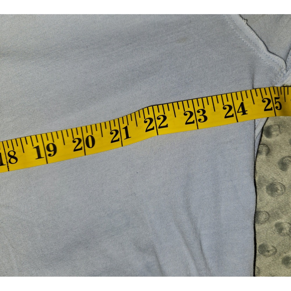 We The Free Free People Womens Oversized T-Shirt Lavender/Light Blue Crew Neck - Picture 10 of 11